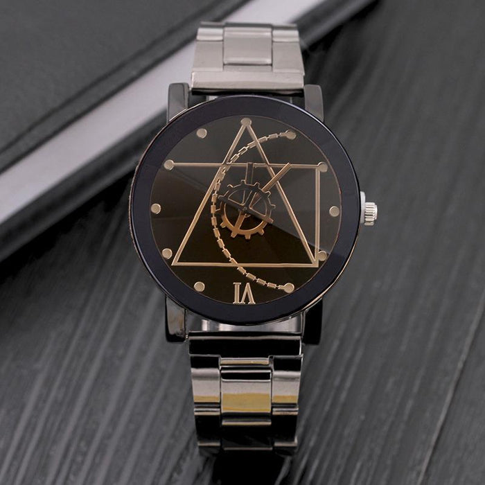 Fashion Stainless Steel Watch for Man Quartz Wrist Watch