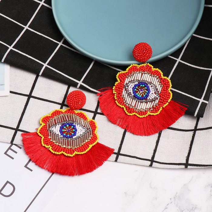 Handmade Ethnic Women's Jewelry Tassel Earrings