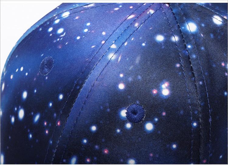 New Baseball Cap Starry Polyester Peaked Cap