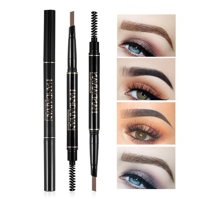 5-colour automatic rotary double head eyebrow pencil