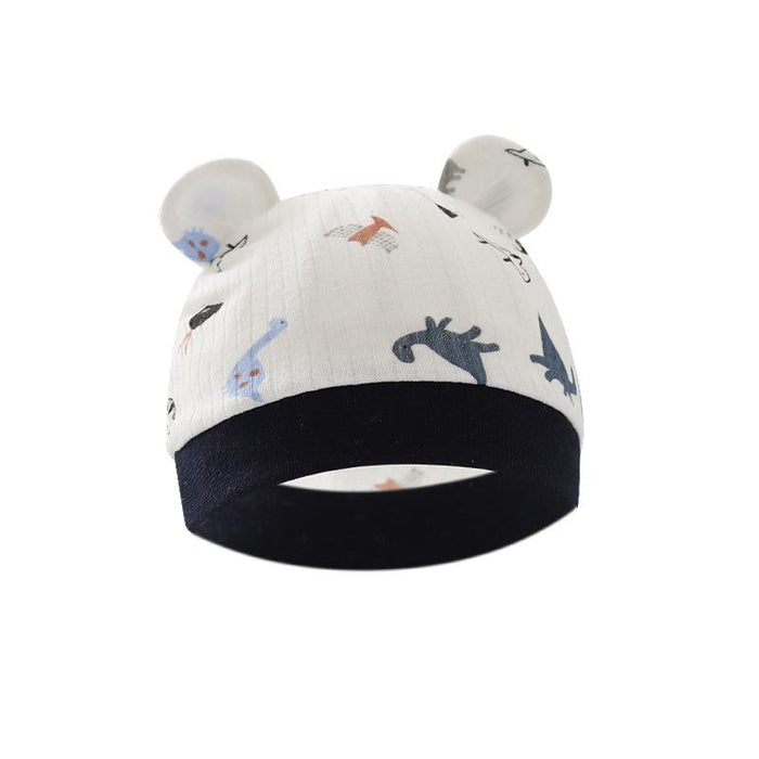 Binaural Printed Hat For Newborn Baby