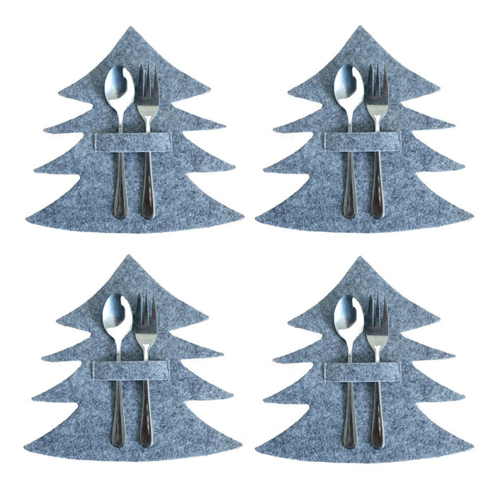 4PCS 44 Styles Christmas Knife and Fork Holder