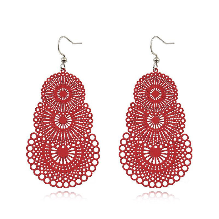 Boho Pattern Fashion colourful Earrings