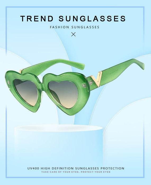Large frame love Sunglasses