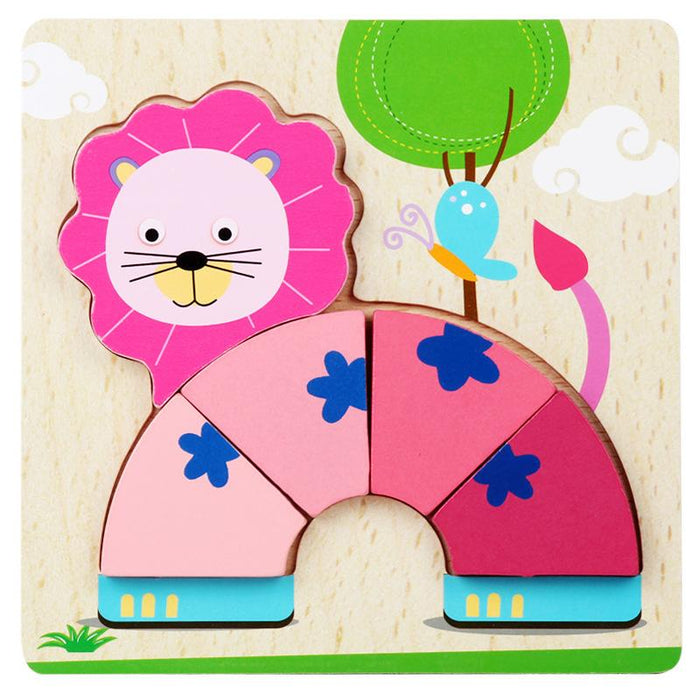 Wooden 3D Puzzle Children's Educational Toy