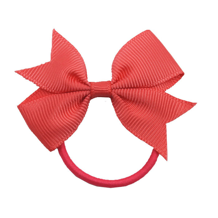 2PCS Children's jewelry bow elastic band