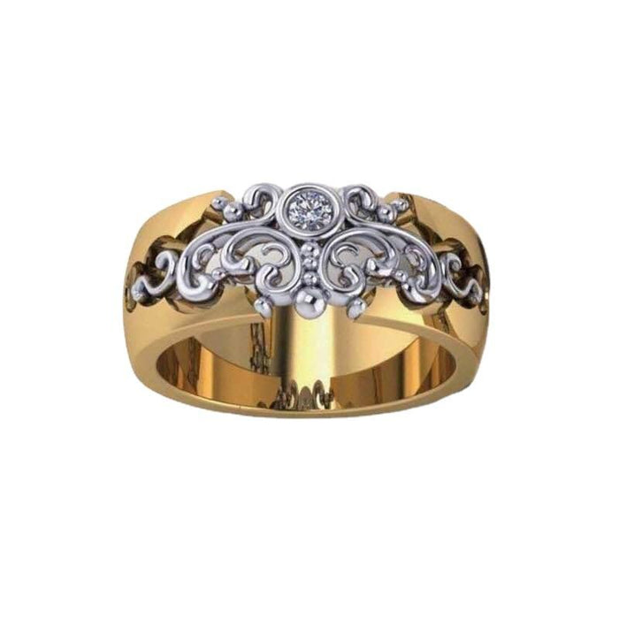 Fashion Classic Pattern Hollow Ring Female Jewelry