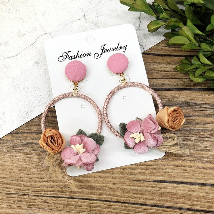 Multi Style Handmade Flower Earrings