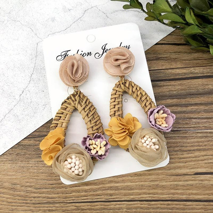 Multi Style Handmade Flower Earrings