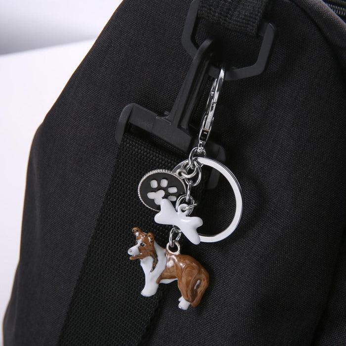 Creative Three-dimensional Pet Dog Keychain Accessories