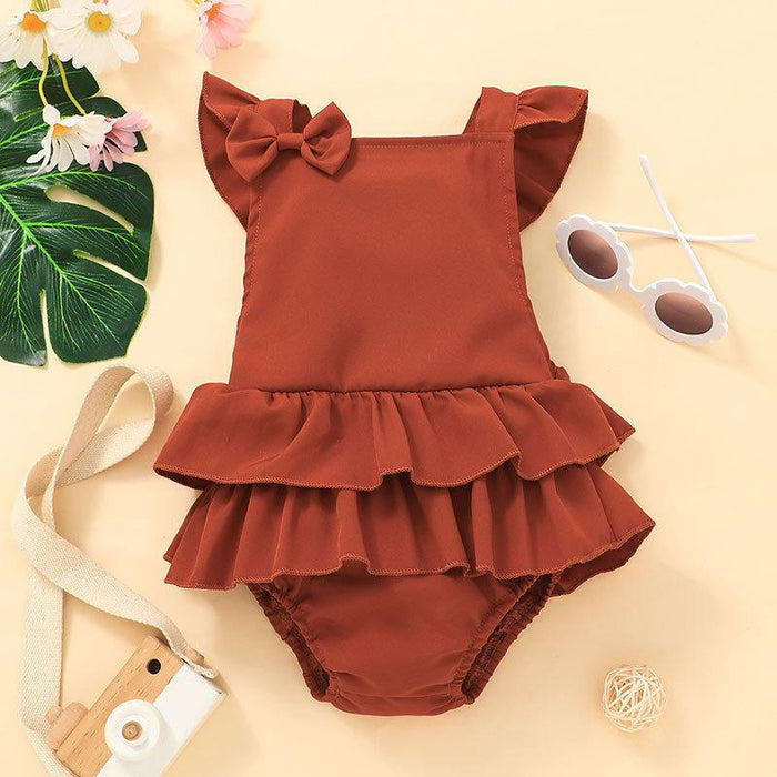 Baby Girl Lovely Bow Bodysuit