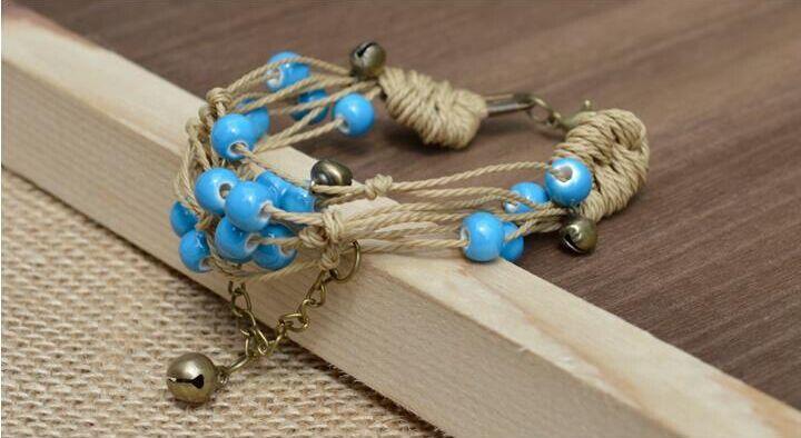 Bohemia Handmade Ceramic Woven Bracelet