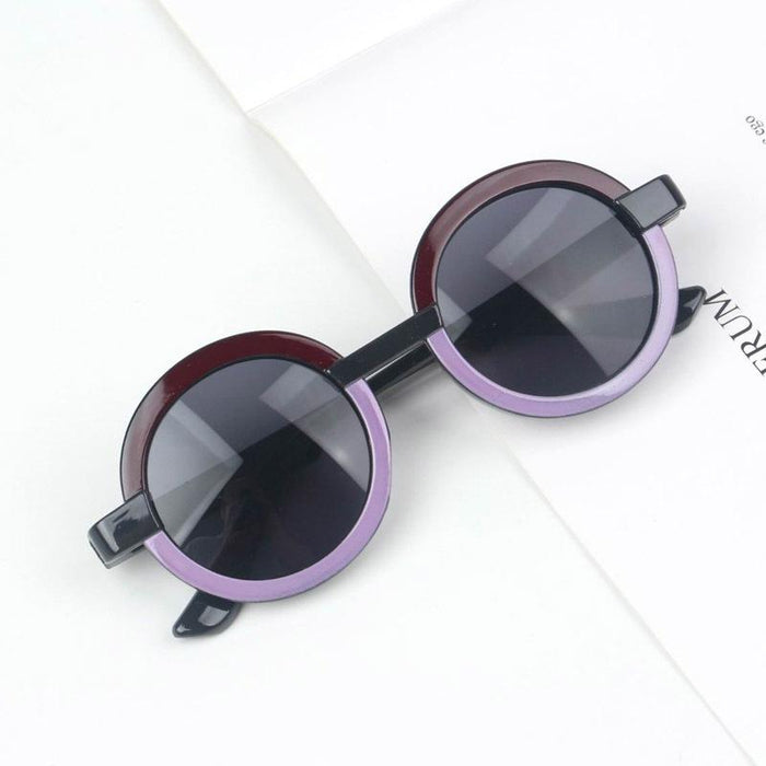 Children's Sunglasses New transparent colour matching glasses