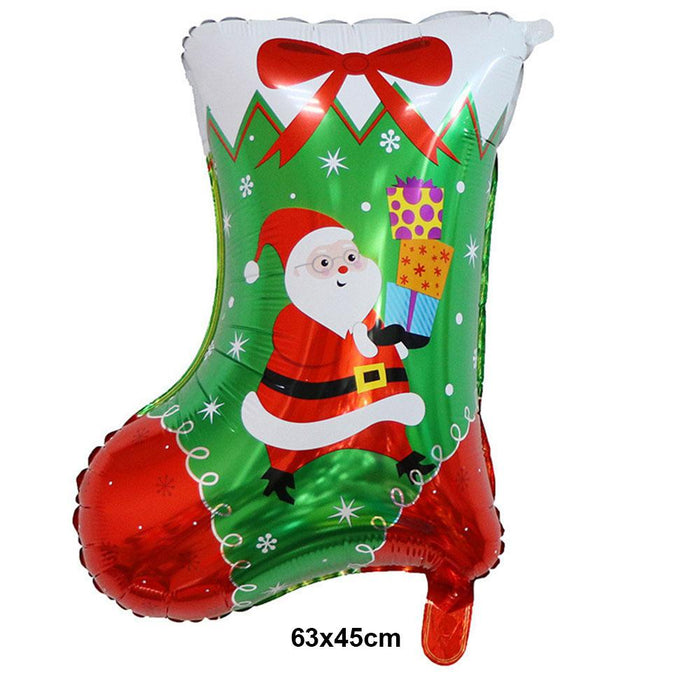 Christmas Foil Santa Claus Snowman Elk Balloons