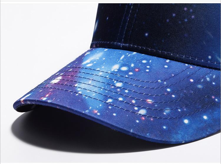 New Baseball Cap Starry Polyester Peaked Cap