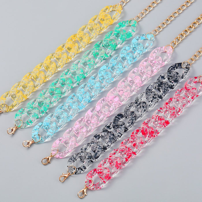 Fashion Jelly Acrylic Chain Resin Bracelet