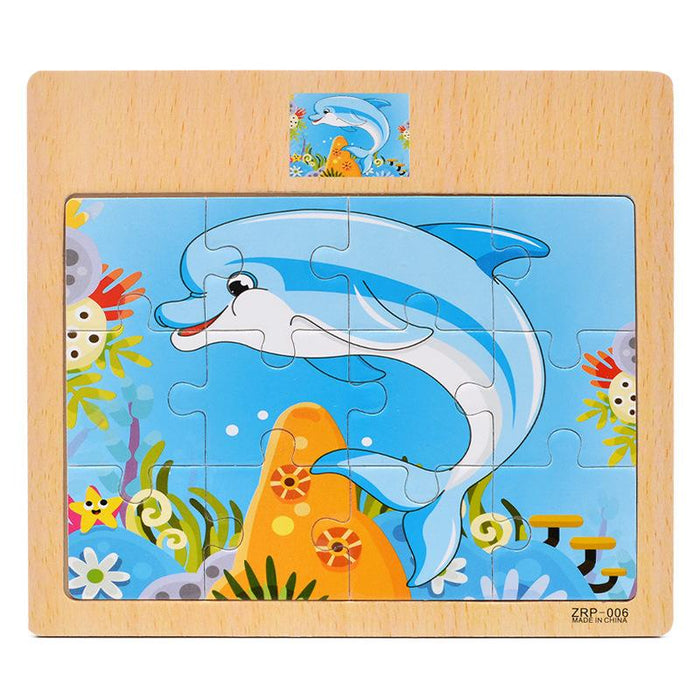 Children's Wooden Jigsaw Puzzle Puzzle Toy