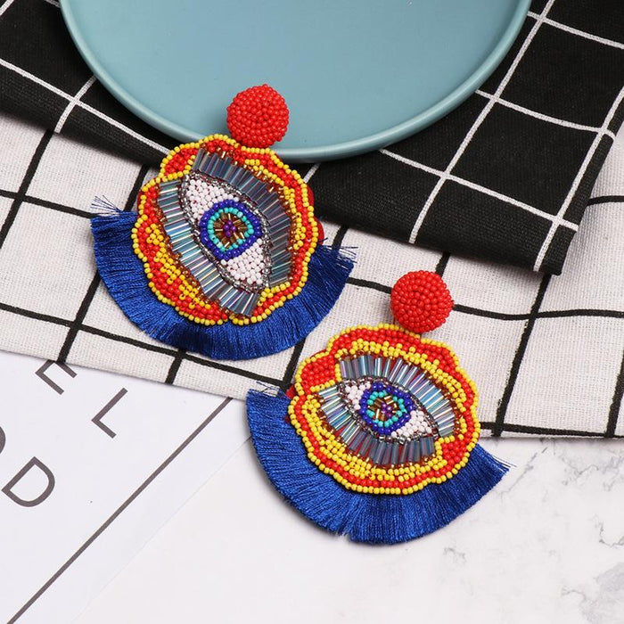 Handmade Ethnic Women's Jewelry Tassel Earrings