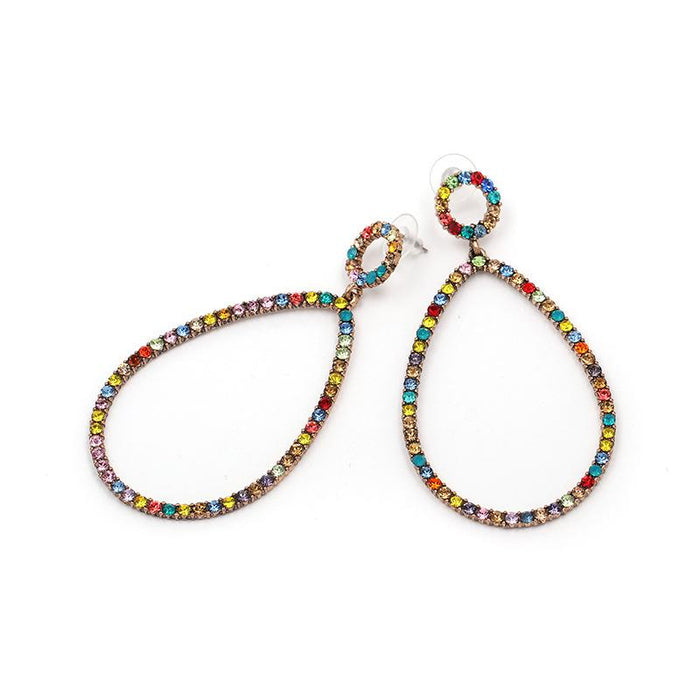 New Creative Versatile Women's Round Fashion Earrings Accessories