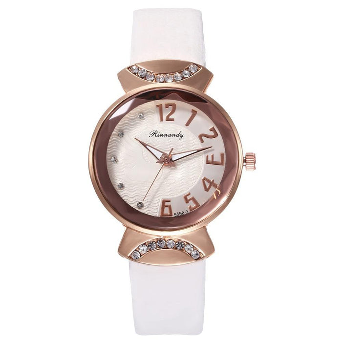 New Stainless Steel Women Wristwatch Quartz Fashion Casual Clock LLZ22228