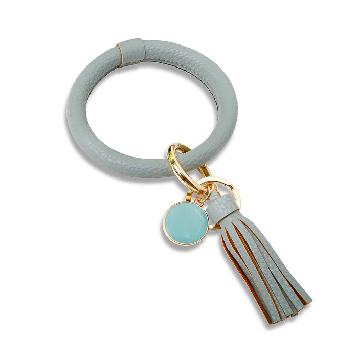 New Bracelet Key Chain Pu Tassel Bracelet Pendant