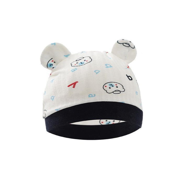 Binaural Printed Hat For Newborn Baby