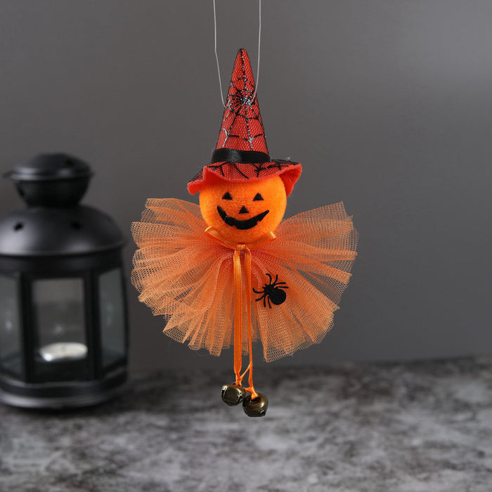 Halloween Party Bar Decorated Pumpkin Ghost Witch Black Cat Pendant