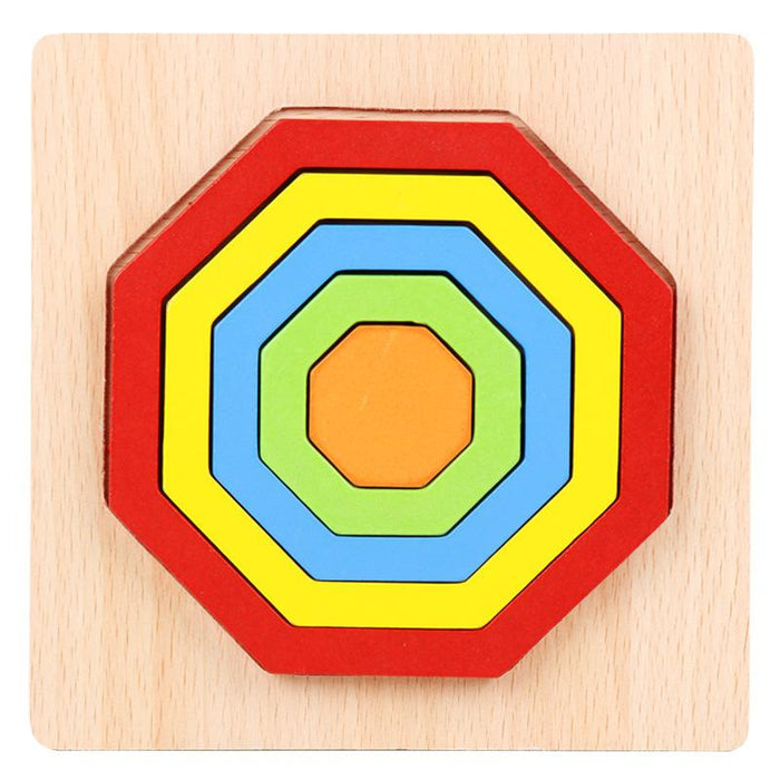 Children's Three-dimensional Puzzle Wooden Toy