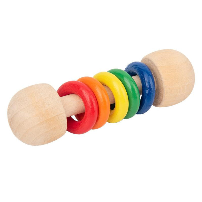 Children's Cartoon Wooden Rattle Grinding Stick Toy