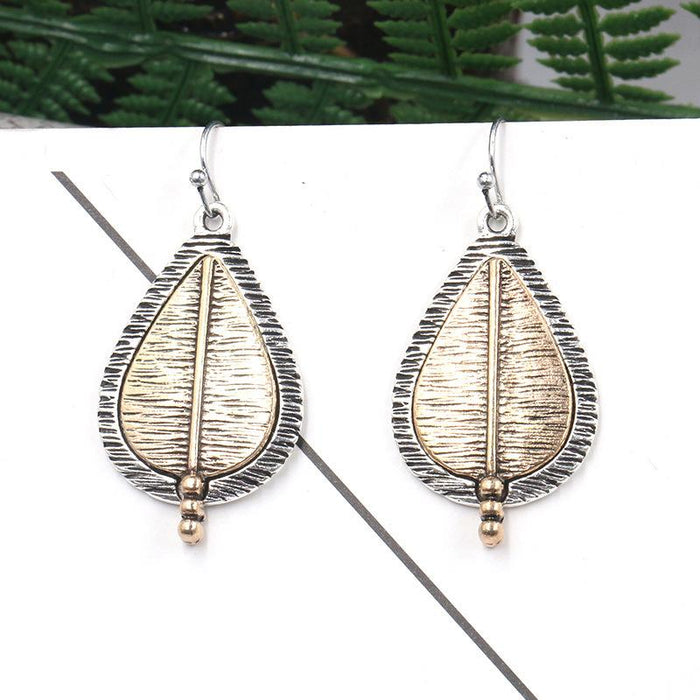 Vintage Fashion Drop Shaped Personalized Multi-layer Alloy Earrings