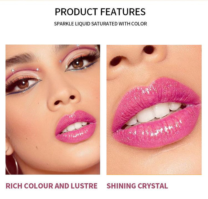 6-colour lip gloss cover box waterproof Lip Glaze