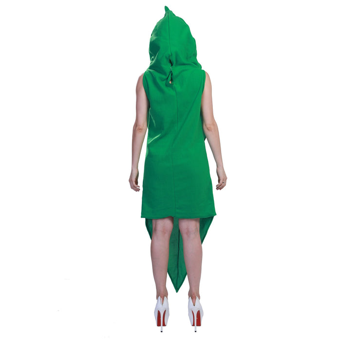 Food Peas Play Costume Halloween Party Cosplay Jumpsuit