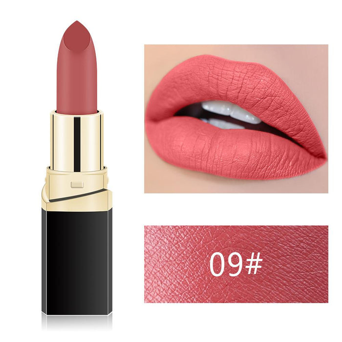 Matte fog face velvet lipstick is not easy to decolour black pipe lipstick.