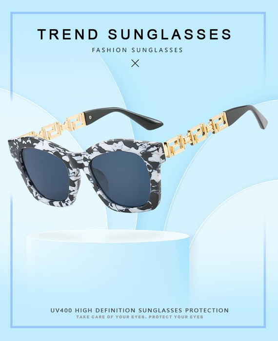 Box Sunglasses stripe Sunglasses tide