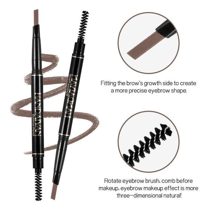 5-colour automatic rotary double head eyebrow pencil