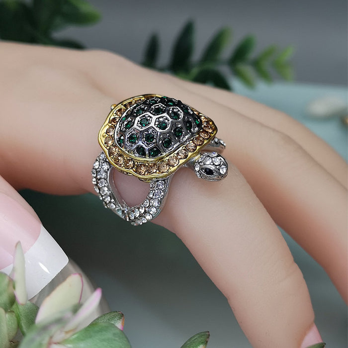 Lady's electroplated Turtle Ring