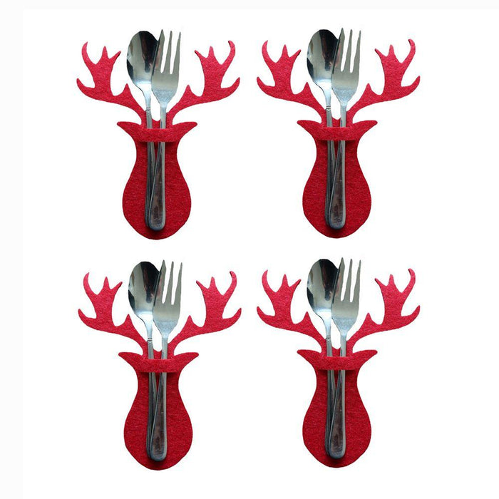 4PCS 44 Styles Christmas Knife and Fork Holder