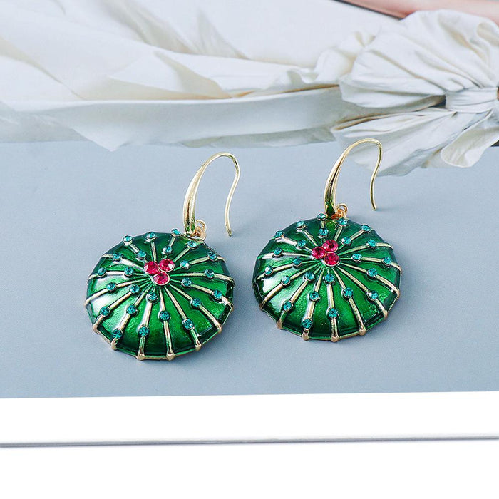 New Oil Dripping Fashion Simple Female Earrings Accessories