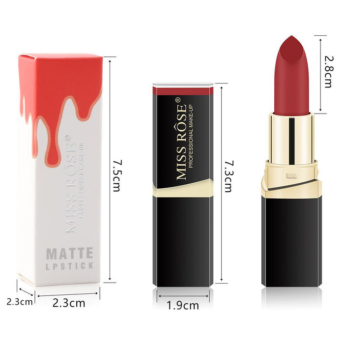 Matte fog face velvet lipstick is not easy to decolour black pipe lipstick.