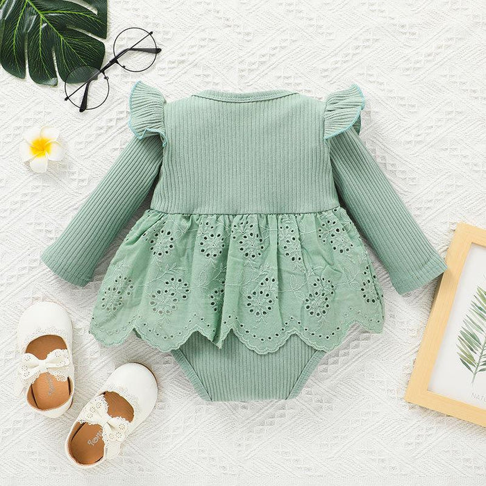 Baby Girl Green Jumpsuit