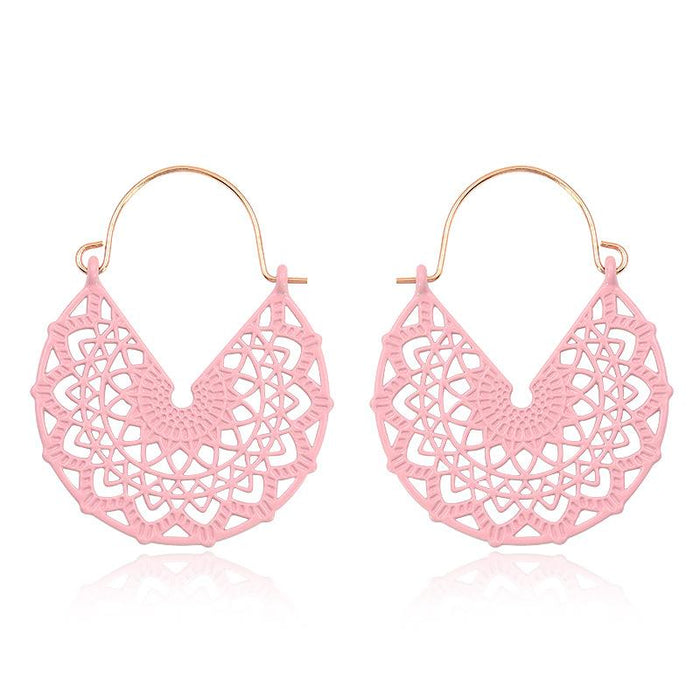 Fashion Spring Geometric Personality Simple Candy Color Earrings