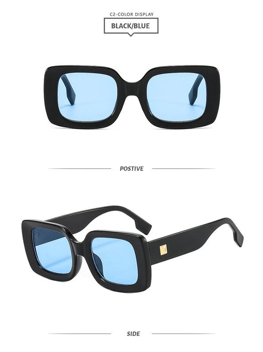 Box men's and women's colour matching Sunglasses