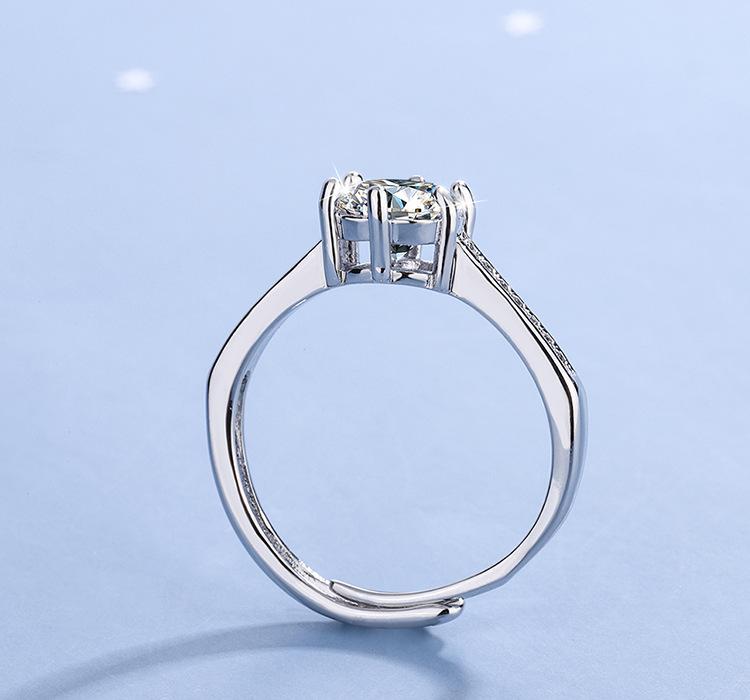 New Fashion Personalized Zircon Ring Proposal Ring