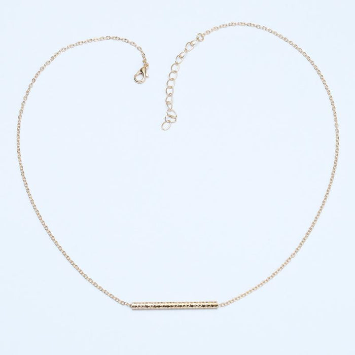 Balance Beam Clavicle Chain Card Short Necklace