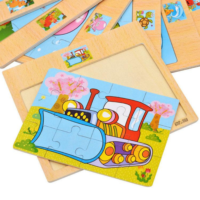 Children's Wooden Jigsaw Puzzle Puzzle Toy