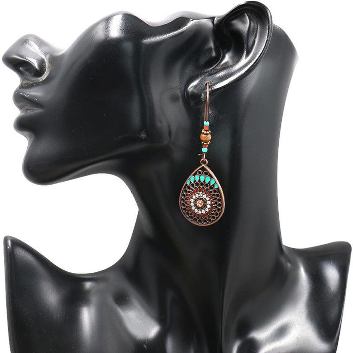 Personalized Fashion Retro Drop-shaped Long Oil Drop Earrings