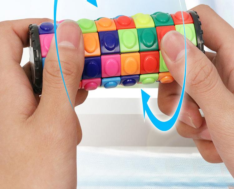 Rubik's cube stress reducer intelligence fingertip toy