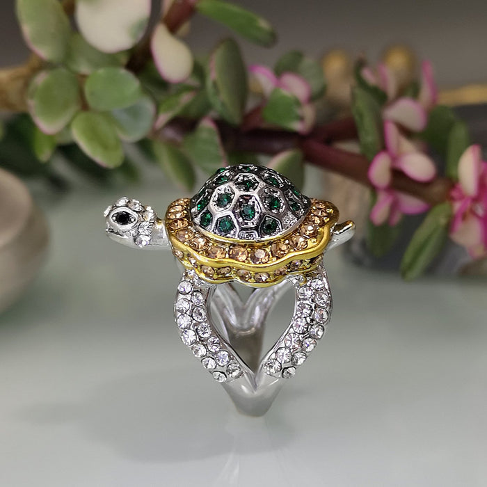 Lady's electroplated Turtle Ring