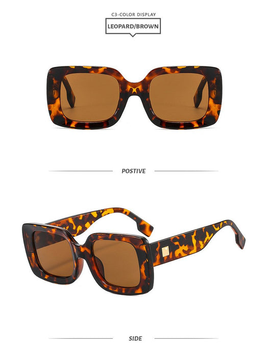 Box men's and women's colour matching Sunglasses