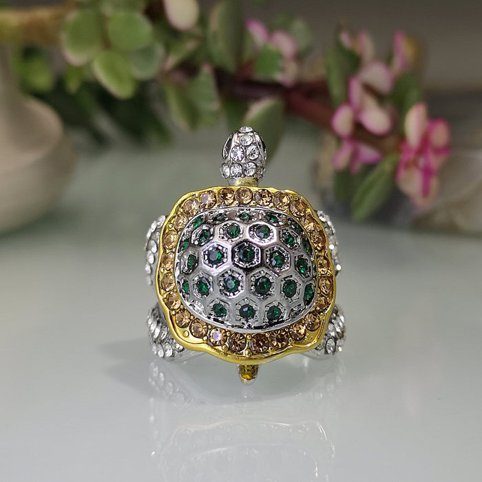 Lady's electroplated Turtle Ring